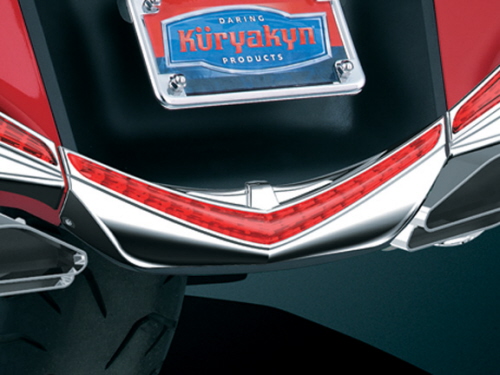 Chrome Windshield Trim & Light Fit For Honda Goldwing GL1800 01-17 F6B